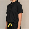 Gabrielle (LITEweave) 2-pocket Chinese Collar Top